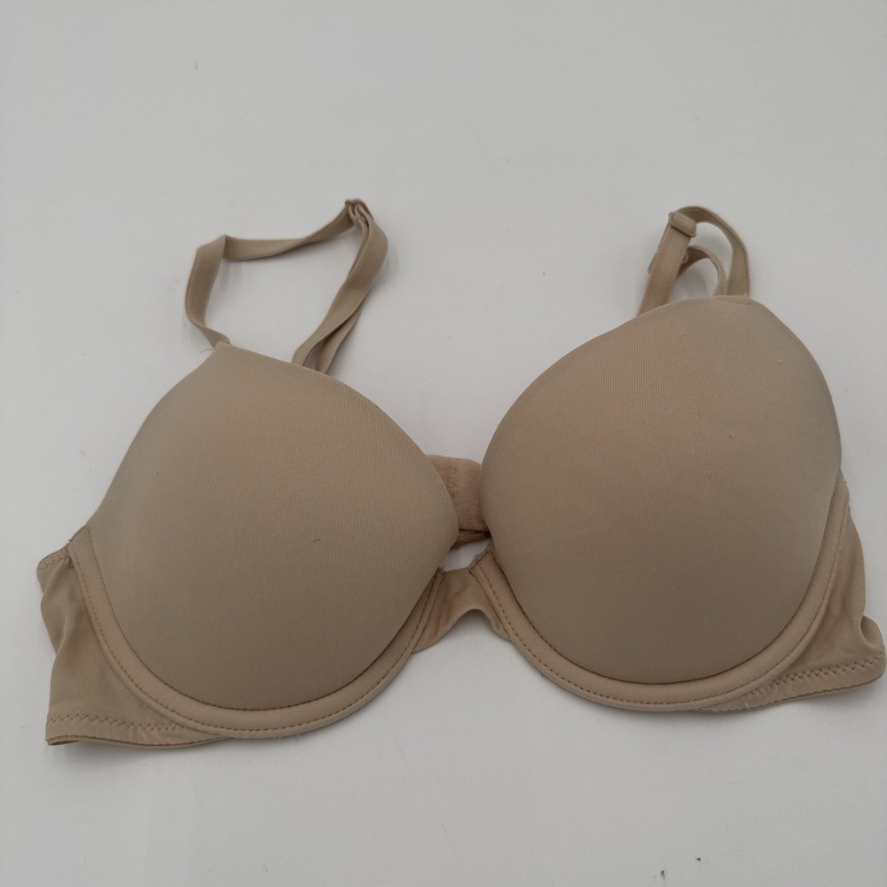 Victoria's Secret PINK RN54867 size 32B Padded Bra Tan